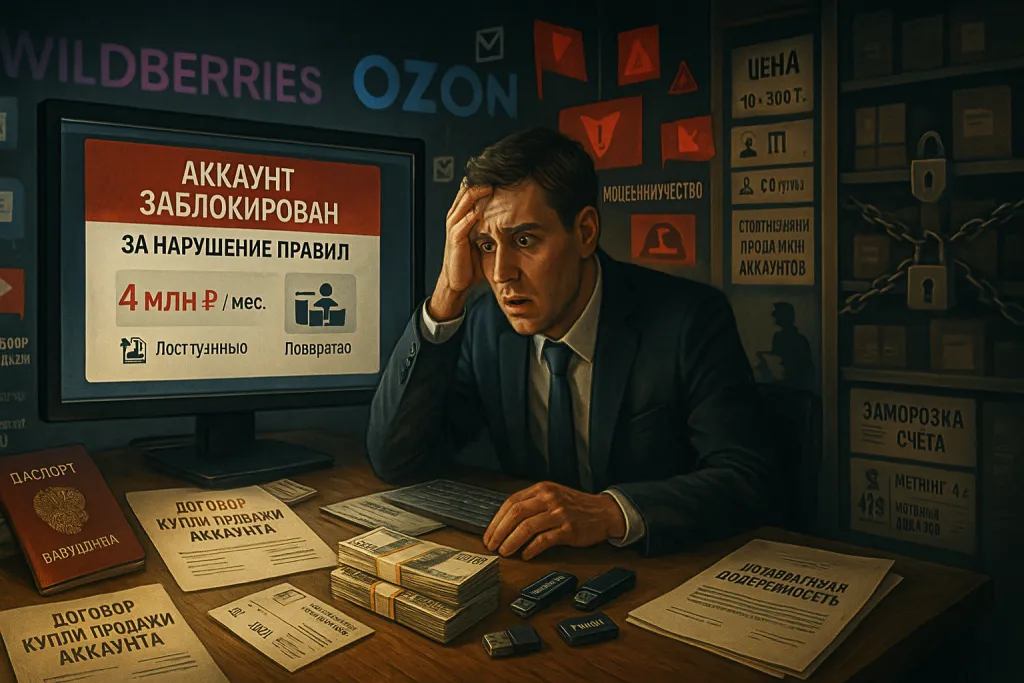 Как безопасно купить и зарегистрировать аккаунт продавца на маркетплейсах Wildberries и Ozon